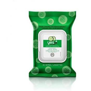 Oui pour Concombres Lingettes hypoallergéniques apaisantes pour le visage 30 pièces