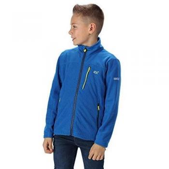 Regatta Polaire Technique Junior Marlin IV à Mini-quadrillage Mixte Enfant, Oxford Blue, FR : 3XL