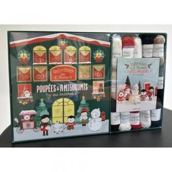 COFFRET calendrier de l'Avent Poupées & Amigurumis au crochet (Coffret)