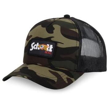 Casquette Trucker Von Dutch & Schott – Filet Rigide – Beige