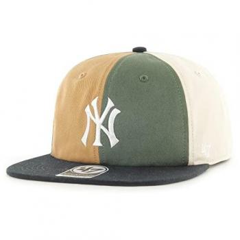 NY Yankees Captain Melrose Cap – 47 Brand – Schwarze Snapback – Einheitsgröße
