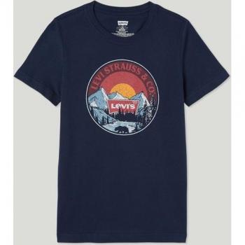 T-shirt Levi's bleu à manches courtes 16A garçon