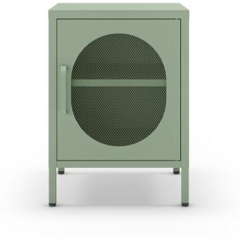 Metallo Verde Menta Diora: Comodino Industrial Design