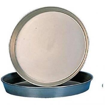 Durable Non-Stick 9-Inch Black Iron Pizza Pan