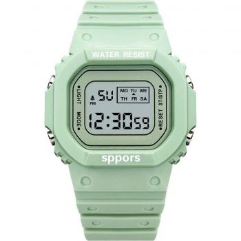 Reloj Pulsera Electrónica Cuadrada para Mujer