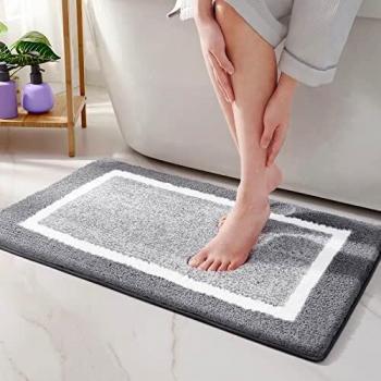 Color G Non-Slip Bath Mat 40 x 60 cm, Soft, Fluffy
