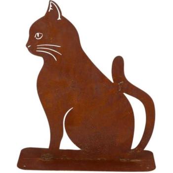 Sculpture de Chat en Rouille – Jardin Design