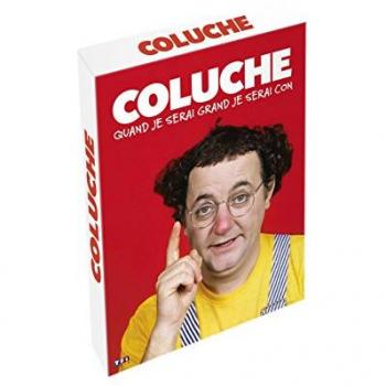 Coffret DVD & Livre « Quand je serai grand, je serai con » – Collection Coluche