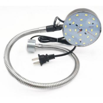 660mm LED Sewing Machine Light, Magnetic Base, 24 LEDs, 220V, 10W Flexible Gooseneck
