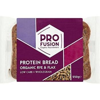 Profusion Organic Protein Bread  Rye & Flax 250g