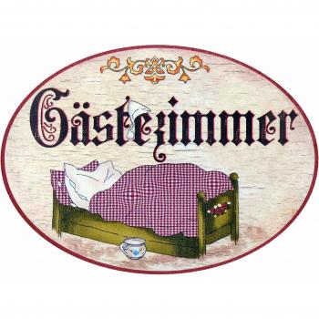 Vintage Gästezimmer Entry Plate