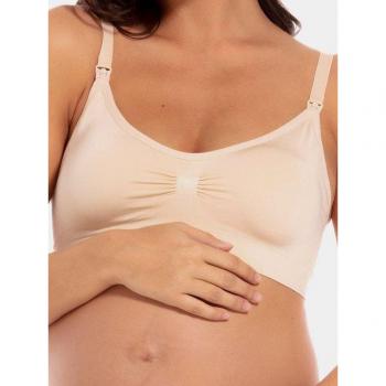 MAGIC Mom‑Bra „Comfort“ – X‑Large, Beige, Polyamid