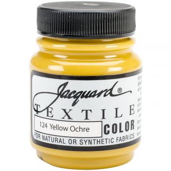 Jacquard Products Yellow Ochre Acrylic Textile Color Paint, 4.44x4.44x6.35 cm