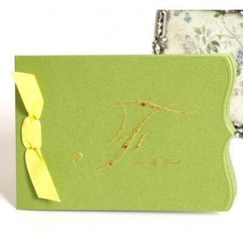 Mini Greeting Cards with Ribbon