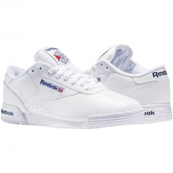 Reebok Ex-O-Fit Zapatillas de Gimnasia Hombre, Intense-White/Royal Blue, 38.5 EU
