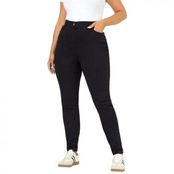 Yours Curve Jean AVA Noir Ajusté