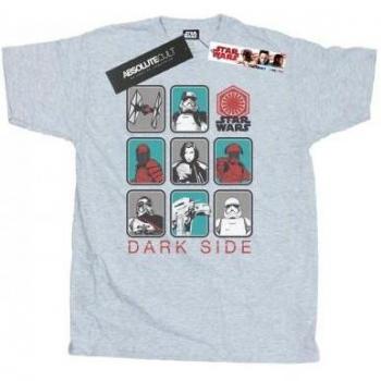 T-Shirt Uomo Disney: Il Lato Oscuro di The Last Jedi (Bianco)
