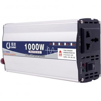 600W 1000W Car Power Inverter Pure Sine Wave 12V 24V to 220V
