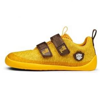AFFENZAHN Kinder Barfußschuhe KNIT HAPPY Tiger gelb | 26