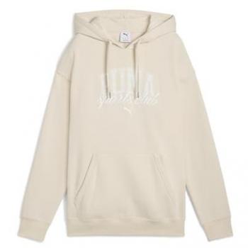 PUMA CLASS RELAXED HOODIE FL – Damennachtopf mit Kapuze, Größe M, weiß