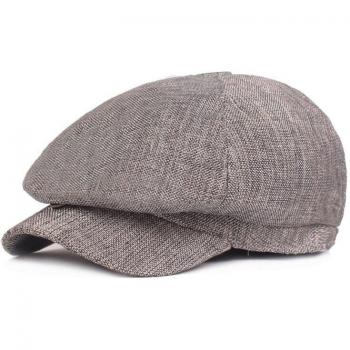 Boina de Hombre Fibonacci en Algodón Lino Retro
