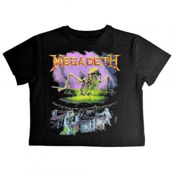 Contaminated Band Logo Crop Top – White Edition