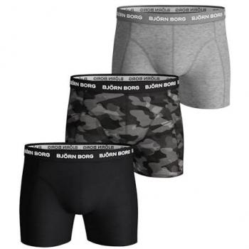 Björn Borg Herren‑Boxer Pack – Baumwolle, Stretch, M (3er Pack)