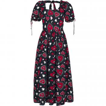 Kate Heart Sleeveless Maxi Dress