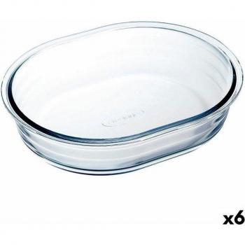 Oval Glasbackform 25 x 20 x 6 cm