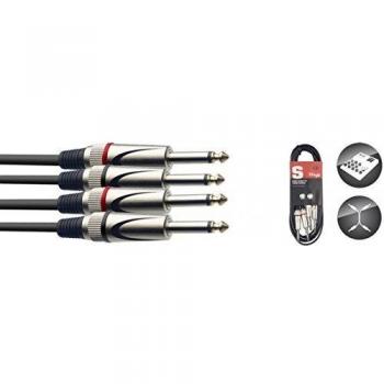 Stagg Twin cable, jack/jack (m/m), 3 m (10)