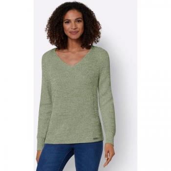 CASUAL LOOKS V-Ausschnitt-Strickpullover