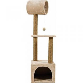 Arbre à chat haut de gamme Trio Beige 35 X 35 X 123 cm