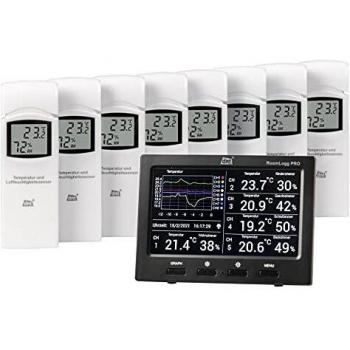 DNT RoomLogg PRO Spar-Set mit 8 Thermo-/Hygrosensoren