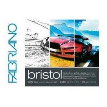 Fabriano A5 Malblock, 20 Blatt Bristolpapier