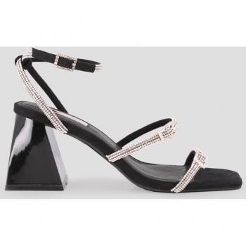 Sandalias Blogger Ruth Tacón Alto en Color Obsidiana