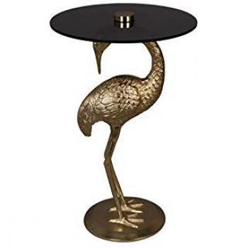 Mesa dorada de diseño Dutchbone