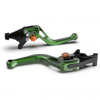 Leva frizione LSL BOW L09R, corta, arancione/verde