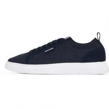 Tommy Hilfiger Mono-Sock Knit Running Shoe – Black, 8