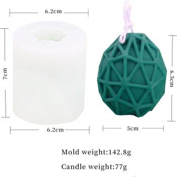 Molde de Resina en Forma de Huevo