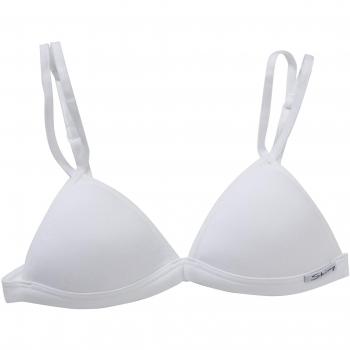 White Padded Triangle Bra – Size 164, Skinny Girl Edition