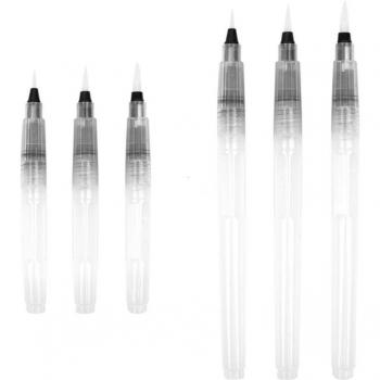 Pincel de tinta suave para acuarela 3/6 Uds