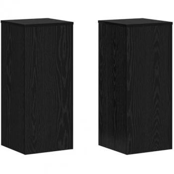 Stalci per piante 2 x Quercia nera 30x30x70 cm, legno verniciato – Vidaxl