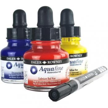 Aquafine Watercolour Ink Starter Set by Daler-Rowney 3 x 29.5ml