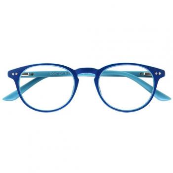 Lesebrille für Erwachsene – DOKTOR New +3,00 – Dunkelblau & Hellblau