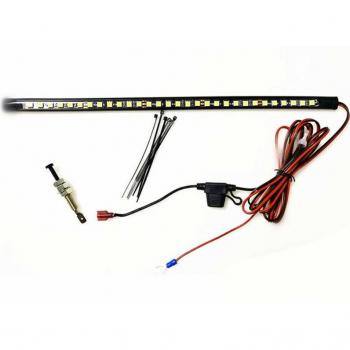Barre lumineuse LED 36cm pour voiture avec commande sous capot