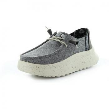 Zapatos Casual Mujer Wendy Peak de Hey Dude en Gris Charcoal