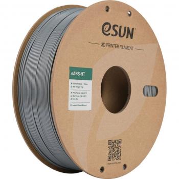 Filamento ABS eSUN Gris Plateado HT 1,75 mm – 1 kg de Durabilidad Térmica