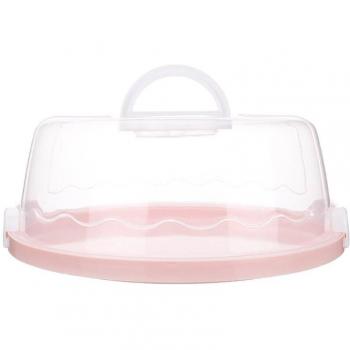 Portable Sealed Plastic Round Cake Container