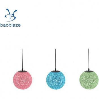 Suspension globe en rotin 20 cm