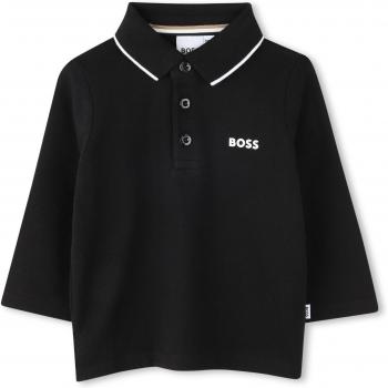 BOSS Mini Polo 100% Algodón – Manga Larga para Niños